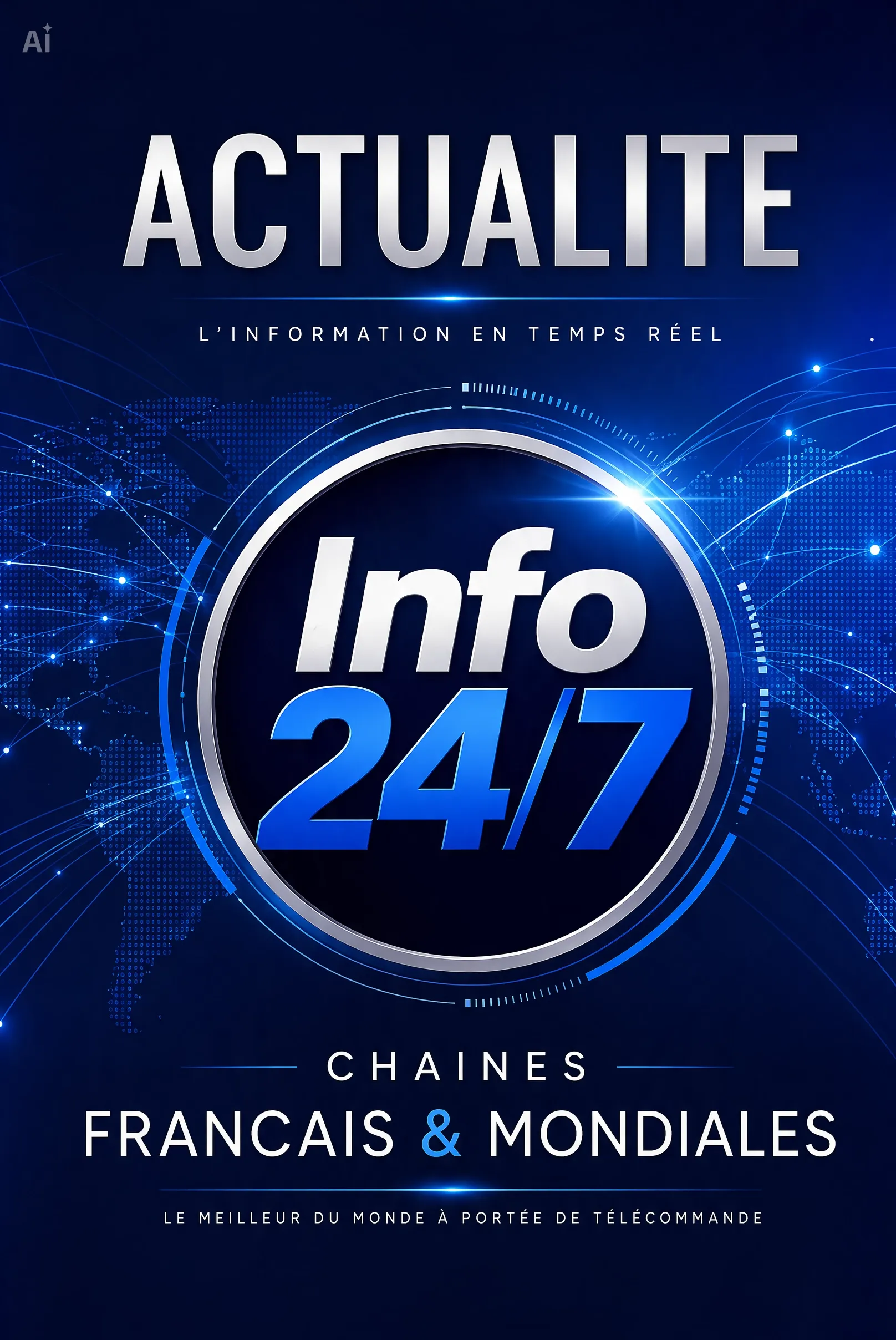 Chaînes d'actualité IPTV 24/7