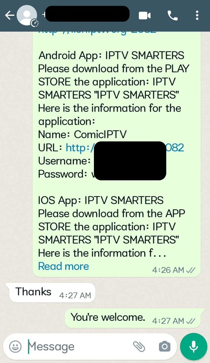 Témoignage client WhatsApp 13